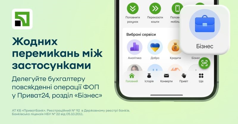 Приват24 для бизнеса